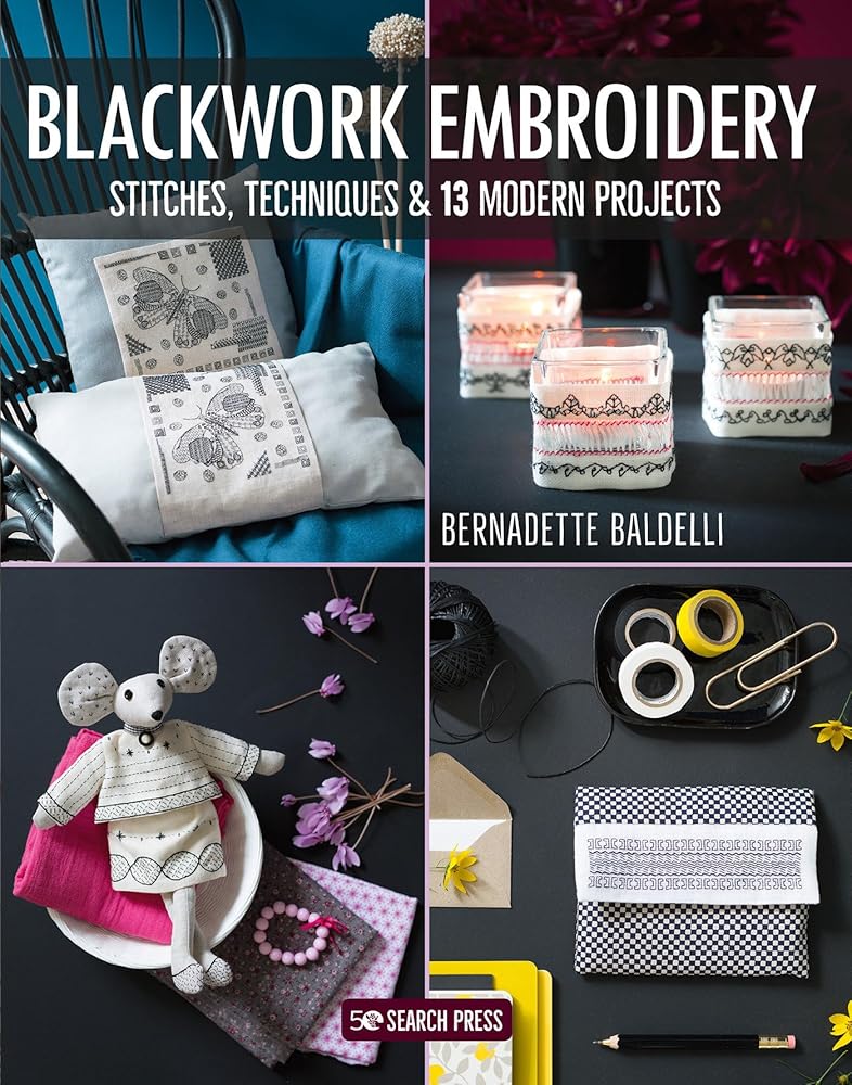 Blackwork Embroidery: Stitches, techniques and 13 modern projects cover image