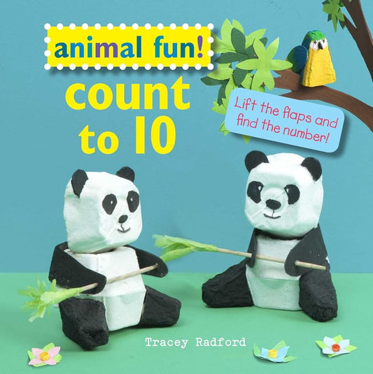 Animal Fun! Count to 10: Lift the flaps and find the number! cover image