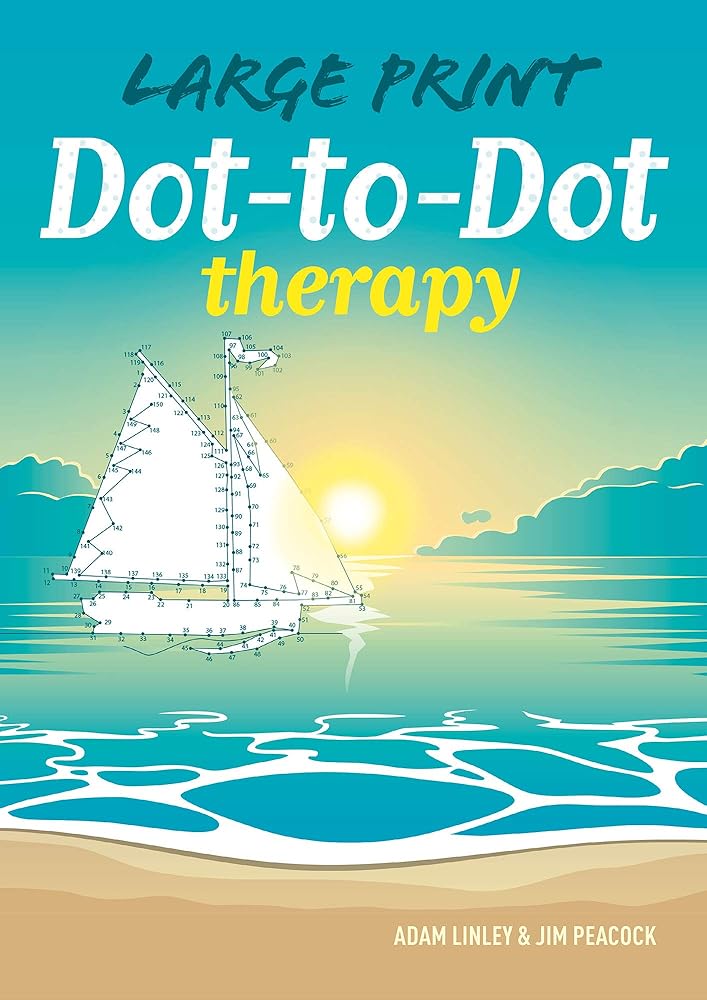 Large Print Dot-to-Dot Therapy (Arcturus Dot-to-Dot Collection) cover image