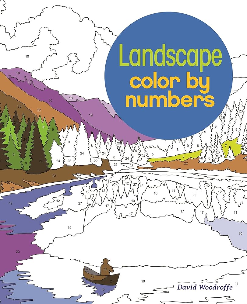 Landscape Color by Numbers cover image