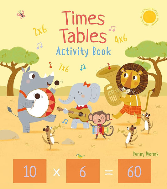 Times Tables Activity Book (Arcturus Math Skills Workbooks, 2) cover image