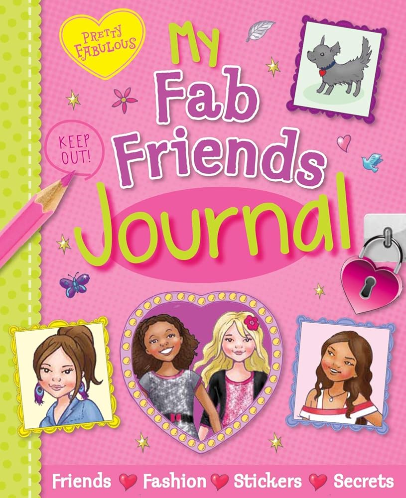 Pretty Fabulous Fab Friends Journal cover image