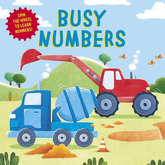Busy Numbers: Spin the Wheel to Learn Numbers! (Clever Wheels) cover image