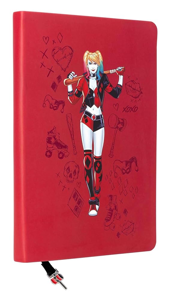 DC: Harley Quinn Journal with Ribbon Charm cover image