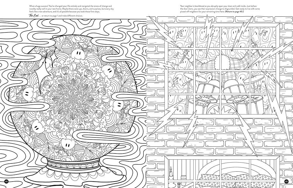 Fucking Go For It: A Not-So-Mindful Coloring Adventures Book (Gaming) cover image