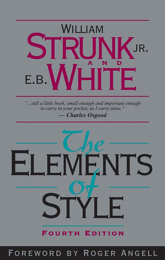 The Elements of Style, Fourth Edition cover image