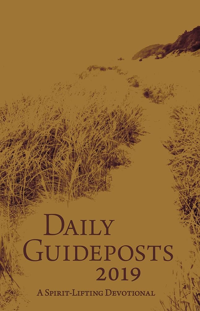 Daily Guideposts 2019 Leather Edition: A Spirit-Lifting Devotional cover image