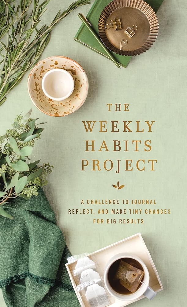 The Weekly Habits Project: A Challenge to Journal, Reflect, and Make Tiny Changes for Big Results (The Weekly Project Series) cover image
