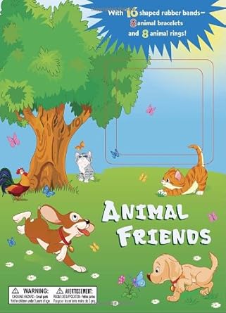 Animal Friends: With 16 shaped rubber bands--8 animal bracelets and 8 animal rings! cover image
