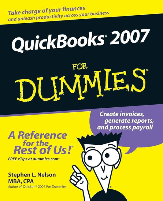 QuickBooks 2007 For Dummies cover image