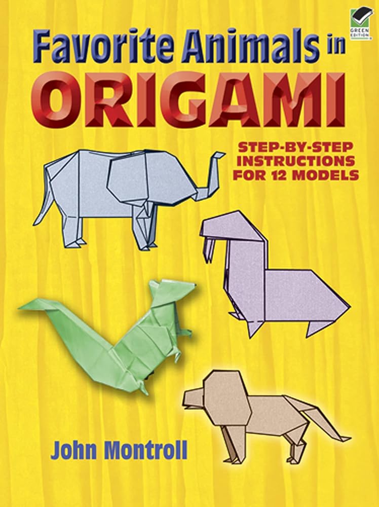 Favorite Animals in Origami (Dover Origami Papercraft) cover image