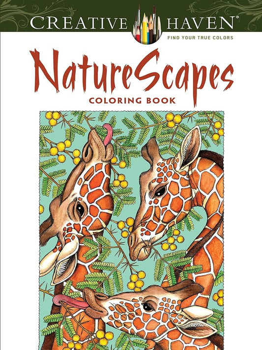 Creative Haven NatureScapes Coloring Book (Adult Coloring Books: Nature) cover image