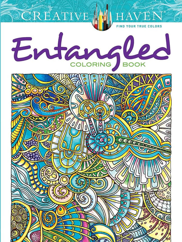 Creative Haven Entangled Coloring Book (Adult Coloring Books: Art & Design) cover image