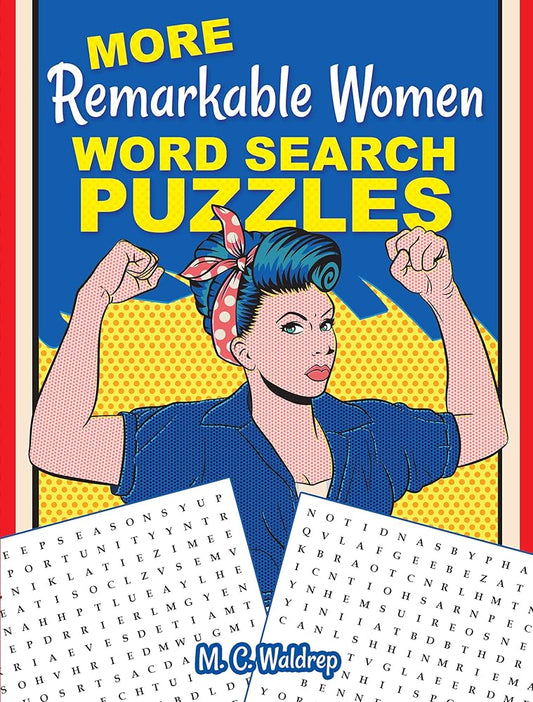 MORE Remarkable Women Word Search Puzzles (Dover Brain Games & Puzzles) cover image