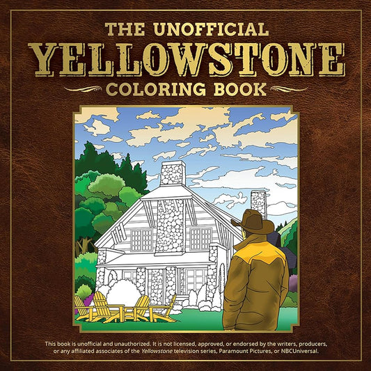 The Unofficial Yellowstone Coloring Book (Dover Adult Coloring Books) cover image