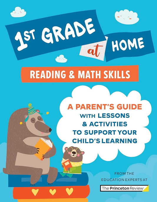 1st Grade at Home: A Parent's Guide with Lessons & Activities to Support Your Child's Learning (Math & Reading Skills) (Learn at Home) cover image