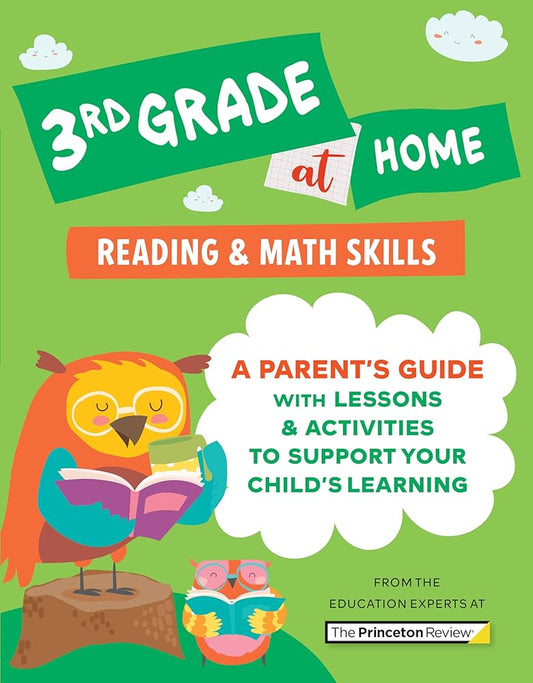 3rd Grade at Home: A Parent's Guide with Lessons & Activities to Support Your Child's Learning (Math & Reading Skills) (Learn at Home) cover image