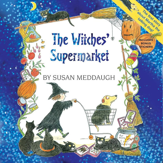The Witches' Supermarket (8x8 with stickers) (Martha Speaks) cover image