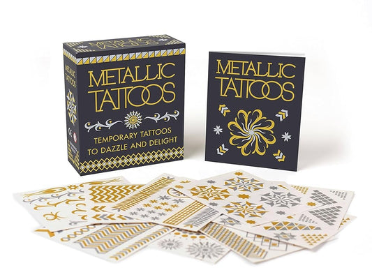 Metallic Tattoos: 15 Temporary Tattoos to Dazzle and Delight (RP Minis) cover image