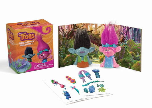 Trolls: Poppy and Branch Finger Puppets (RP Minis) cover image