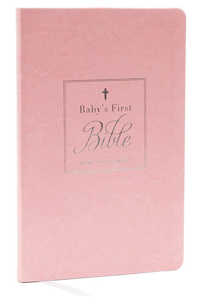 KJV, Baby's First New Testament, Leathersoft, Pink, Red Letter, Comfort Print: Holy Bible, King James Version cover image