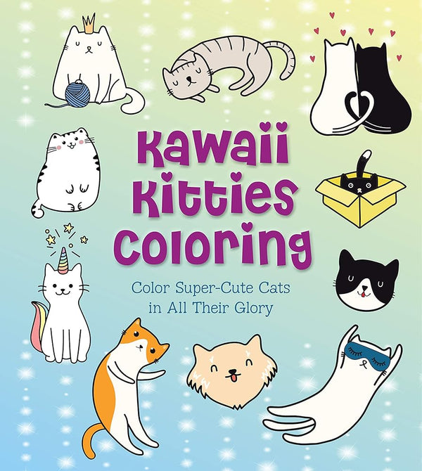 Kawaii Kitties Coloring: Color Super-Cute Cats in All Their Glory (Volume 12) (Creative Coloring, 12) cover image