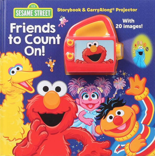 Sesame Street: Friends to Count On!: Storybook & CarryAlong Projector cover image
