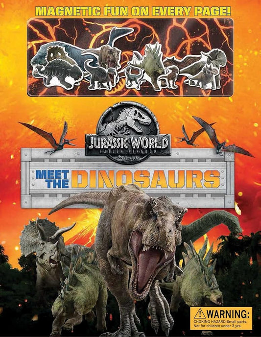 Jurassic World: Fallen Kingdom Magnetic Hardcover: Meet the Dinosaurs cover image