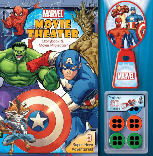 Marvel Movie Theater Storybook & Movie Projector cover image
