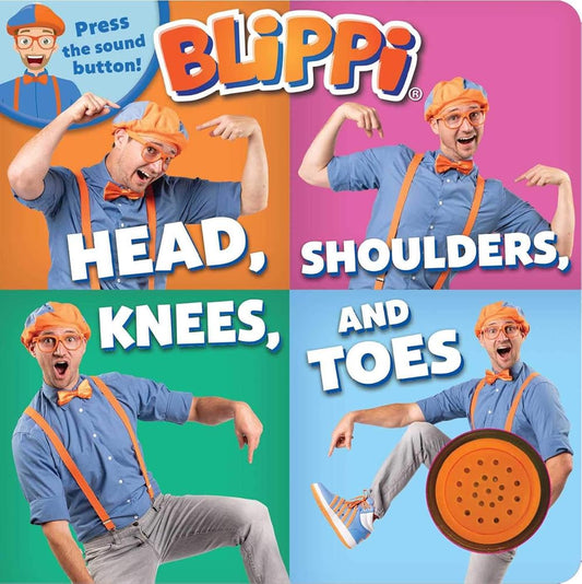 Blippi: Head, Shoulders, Knees, and Toes (1-Button Sound Book) cover image