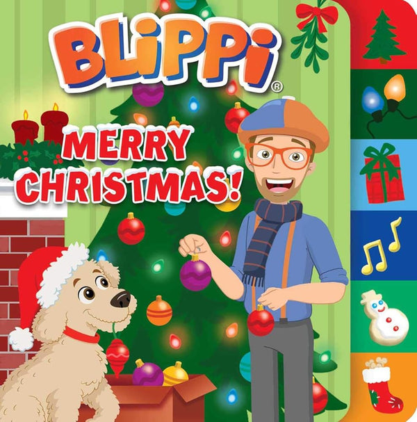 Blippi: Merry Christmas (Board Books with Tabs) cover image