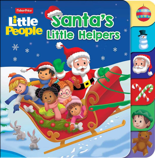 Fisher Price Little People: Santa's Little Helpers (Board Books with Tabs) cover image