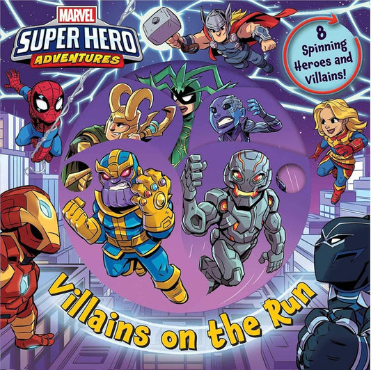 Marvel Super Hero Adventures: Villains on the Run (Spin Arounds) cover image