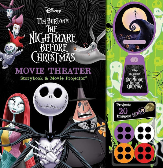 Disney: Tim Burton's The Nightmare Before Christmas Movie Theater Storybook & Movie Projector cover image