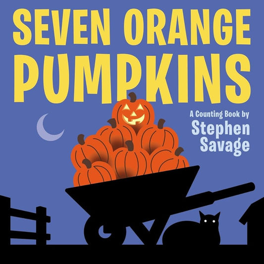 Seven Orange Pumpkins board book cover image