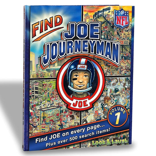 NFL All 32 Teams Look & Laugh Joe Journeyman Search Adventure (Volume 1) cover image