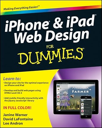 iPhone and iPad Web Design For Dummies cover image