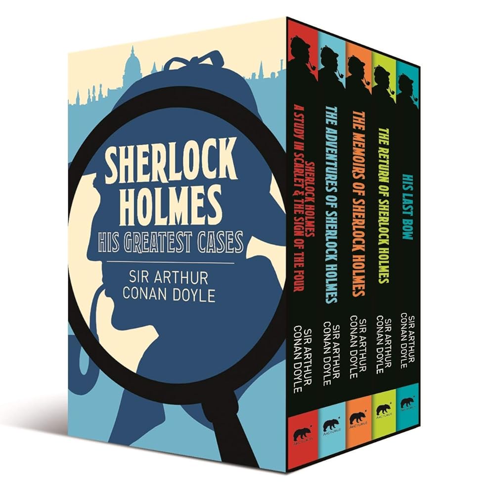 Sherlock Holmes: His Greatest Cases: 5-Book Paperback Boxed Set (Arcturus Classic Collections, 8) cover image