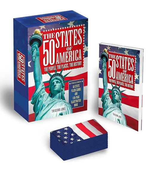 The 50 States of America Book & Card Deck: The People, The Places, The History cover image