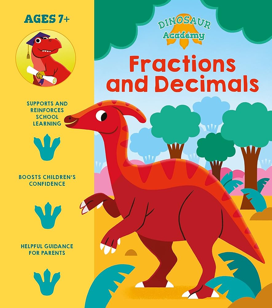 Dinosaur Academy: Fractions and Decimals cover image