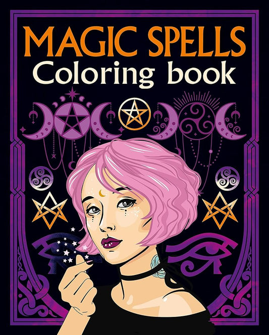 Magic Spells Coloring Book (Sirius Creative Coloring) cover image