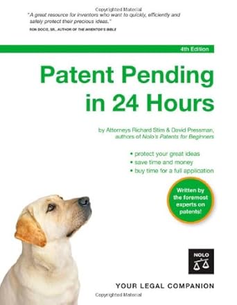 Patent Pending in 24 Hours cover image