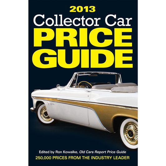 2013 Collector Car Price Guide cover image