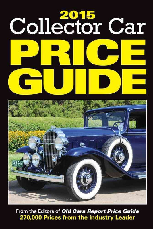 Collector Car Price Guide 2015 cover image