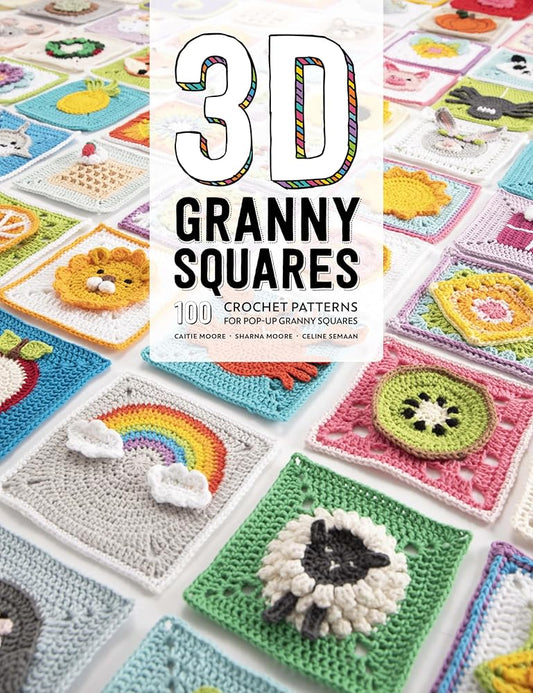 3D Granny Squares: 100 crochet patterns for pop-up granny squares cover image