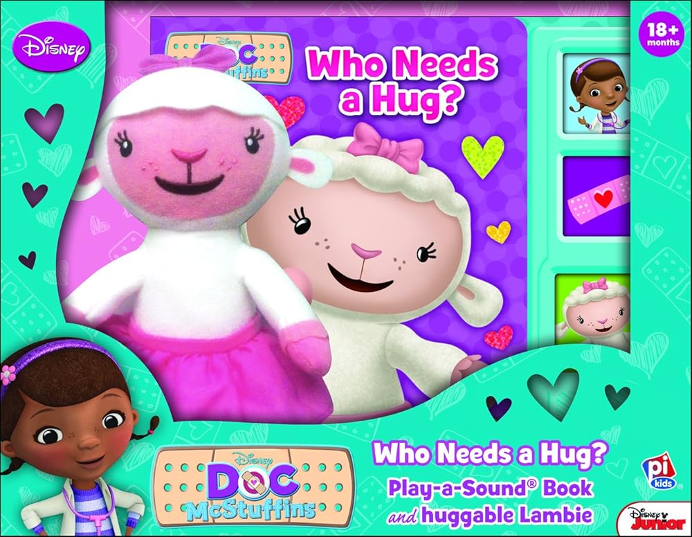 Disney Doc McStuffins Play A Sound Book and Huggalbe Lambie 9781450893909 cover image