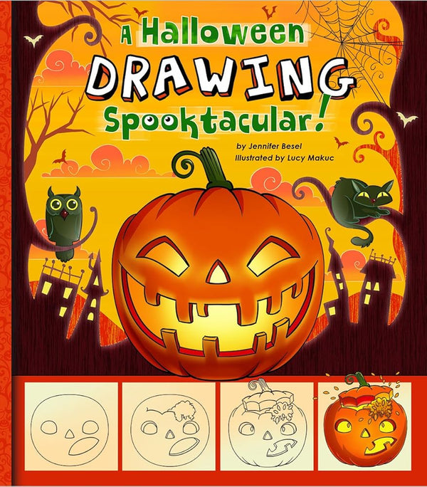 A Halloween Drawing Spooktacular! (First Facts: Holiday Sketchbook) cover image