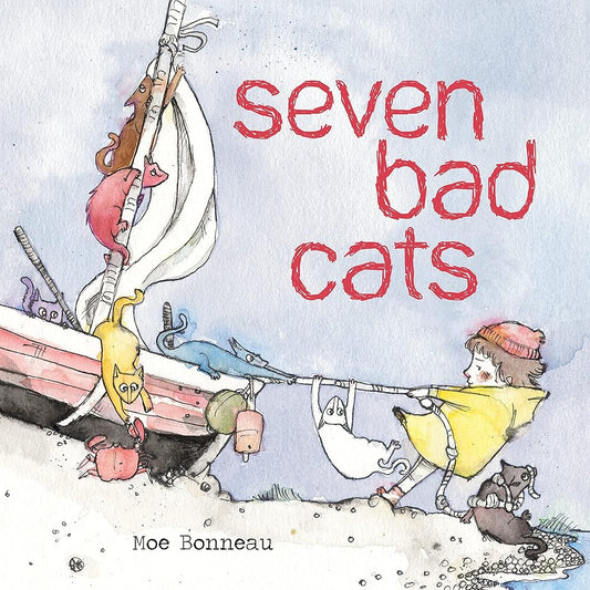 Seven Bad Cats: A Playful Rhyming Counting Book For Toddlers And Kids cover image
