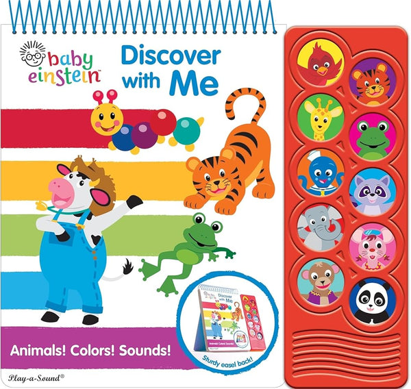 Baby Einstein - Learning Easel: Discover With Me Animals! Colors! Sounds! - PI Kids cover image