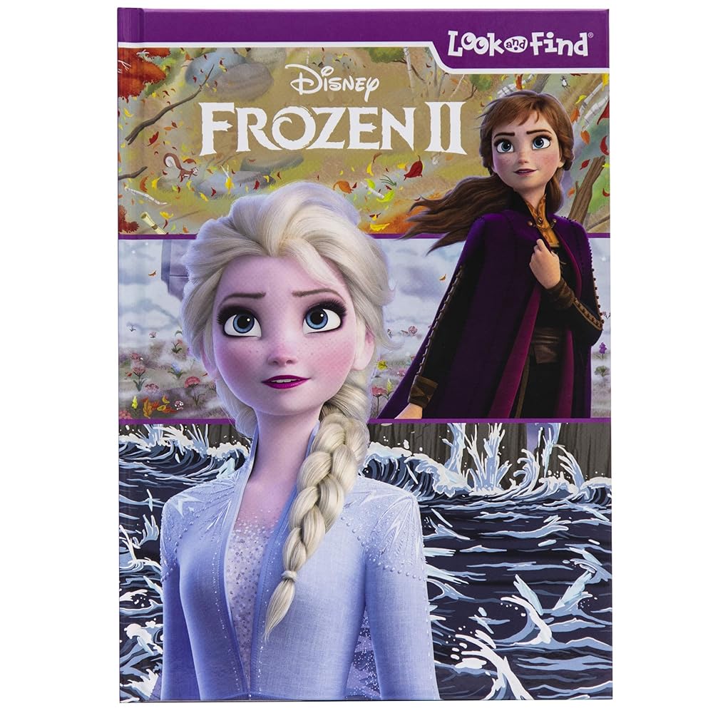 Disney Frozen 2 Elsa, Anna, Olaf, and More! - Look and Find Activity Book - PI Kids cover image